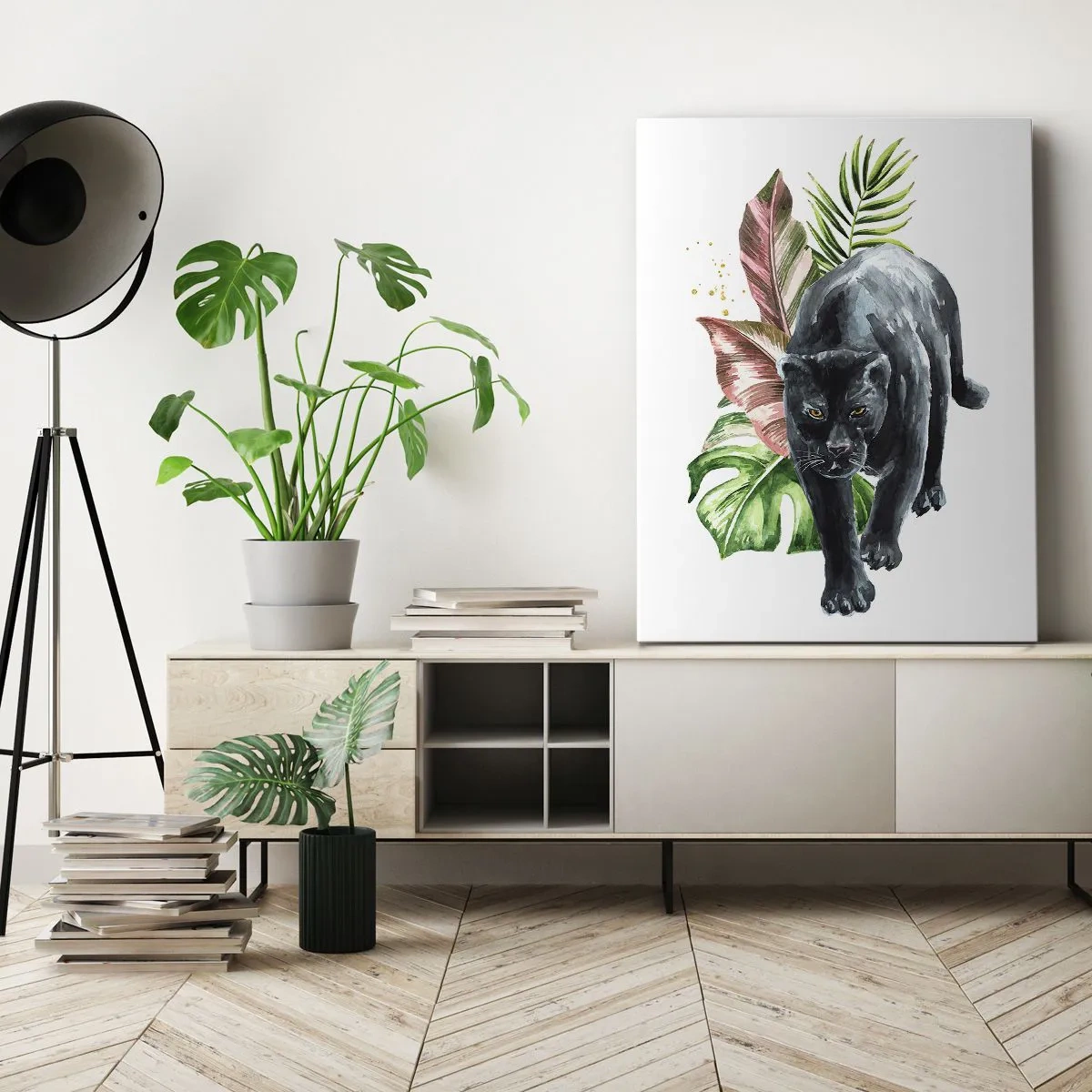 Obraz na plátně - Zběsilost v srdci - 55x100 cm