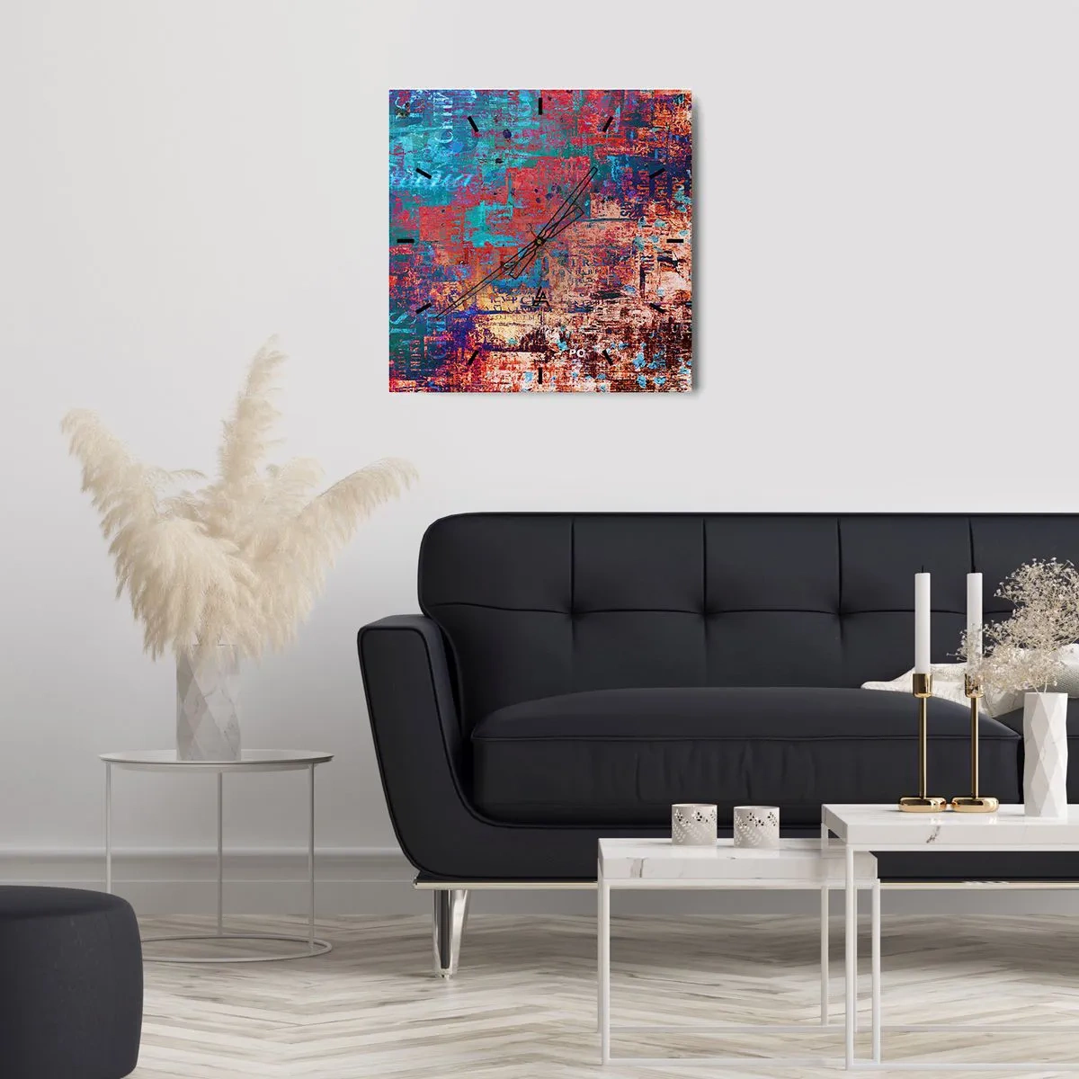 Nástěnné hodiny - Paměť a zapomnění - 40x40 cm