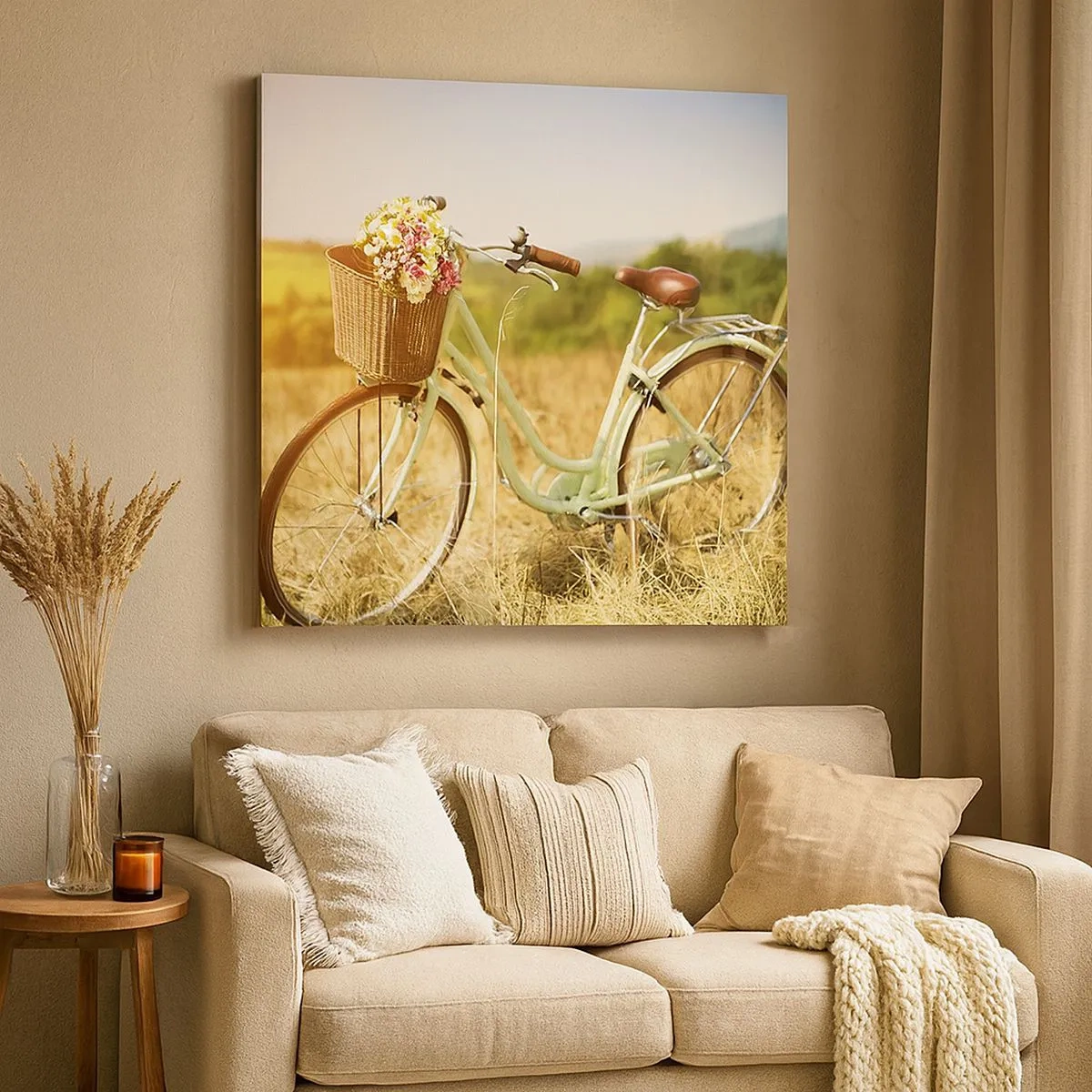 Obraz na plátně - Chvíli tu zůstanu - 30x30 cm