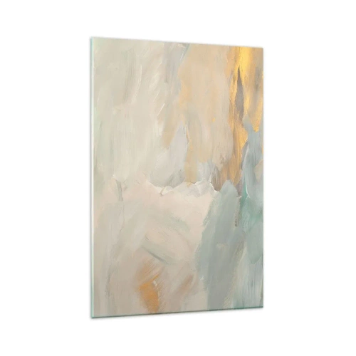 Obraz na skle - Abstrakce – krajina něhy - 80x120 cm
