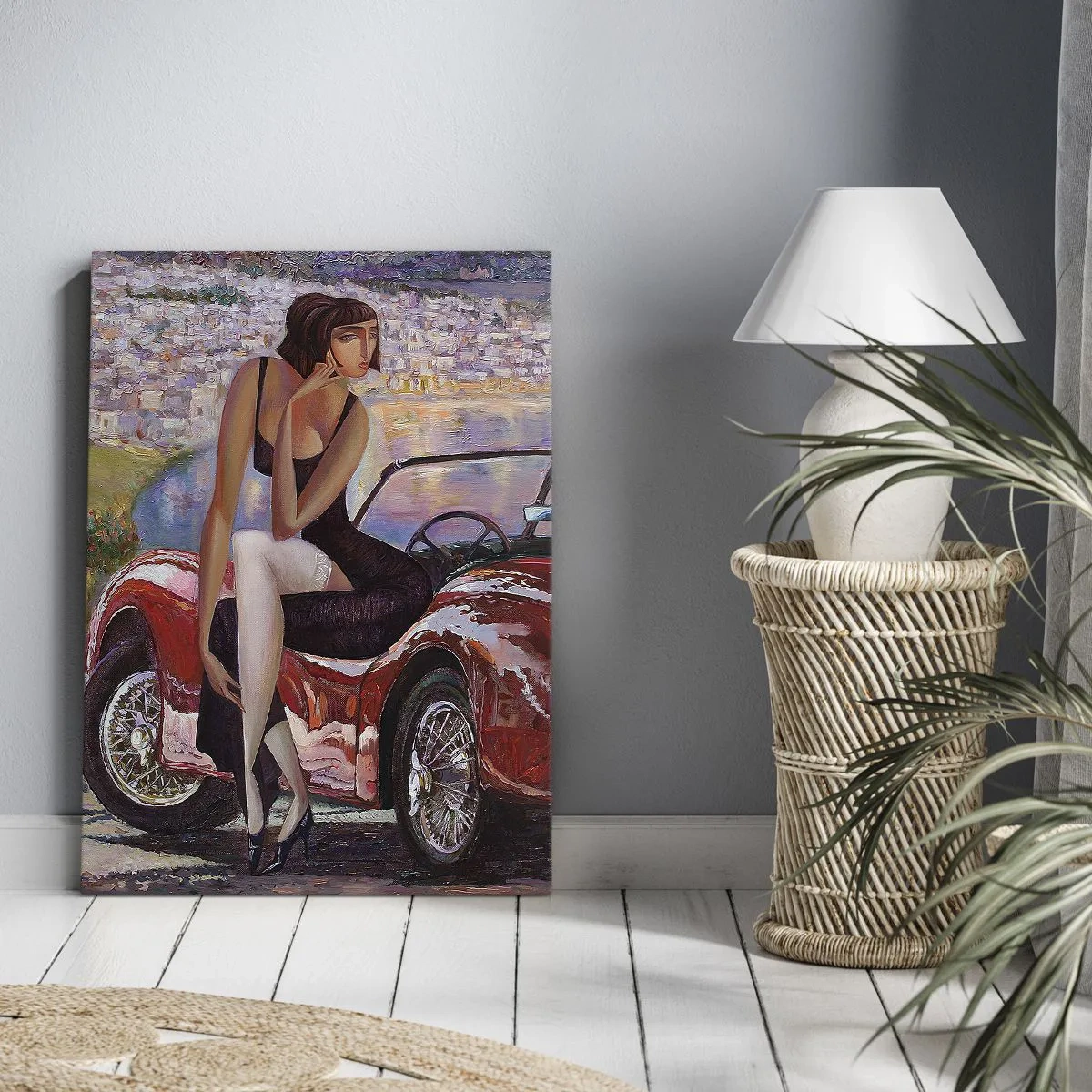 Obraz na plátně - Léto? Jenom na Riviéře - 50x70 cm