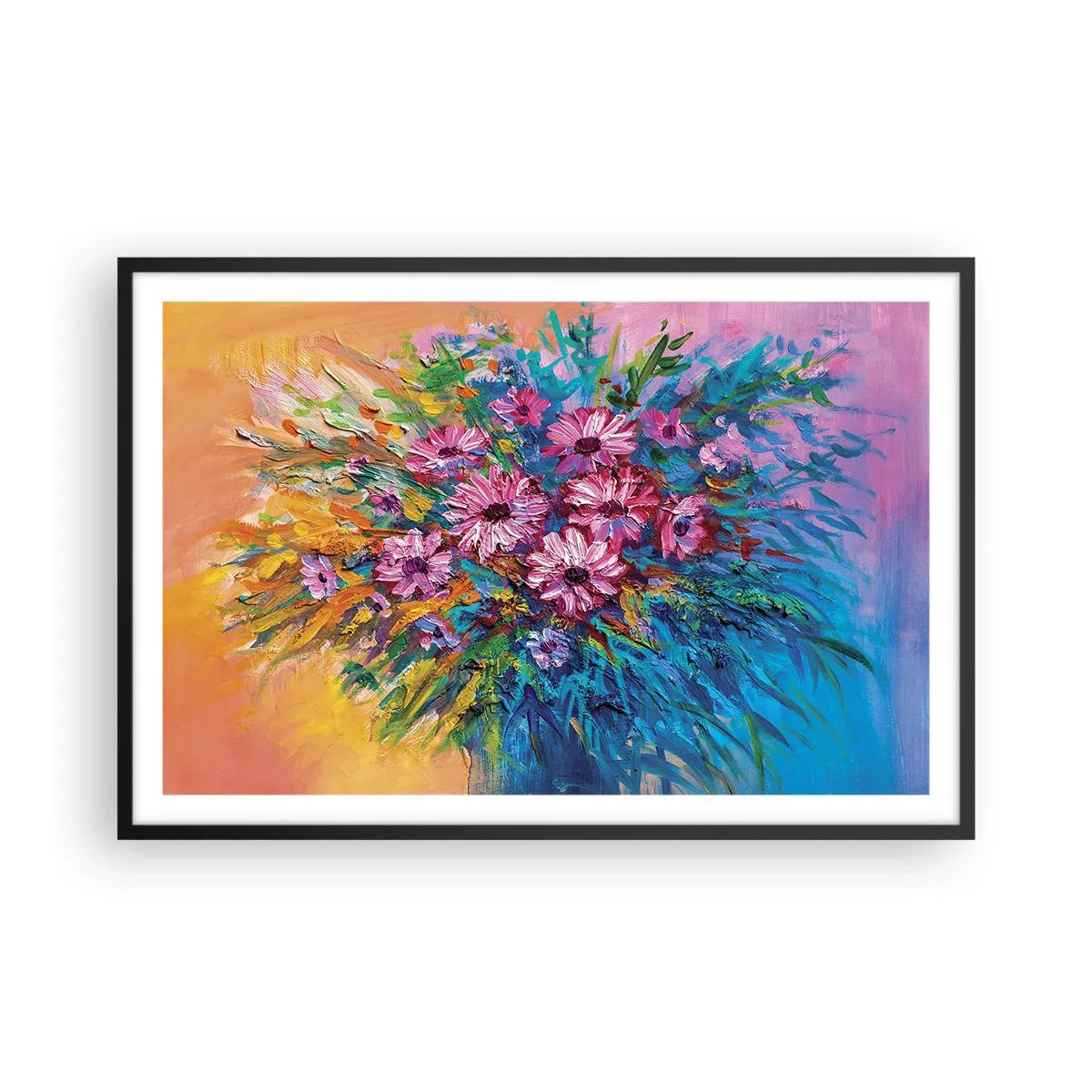 Plakát v černém rámu - Energie života - 91x61 cm