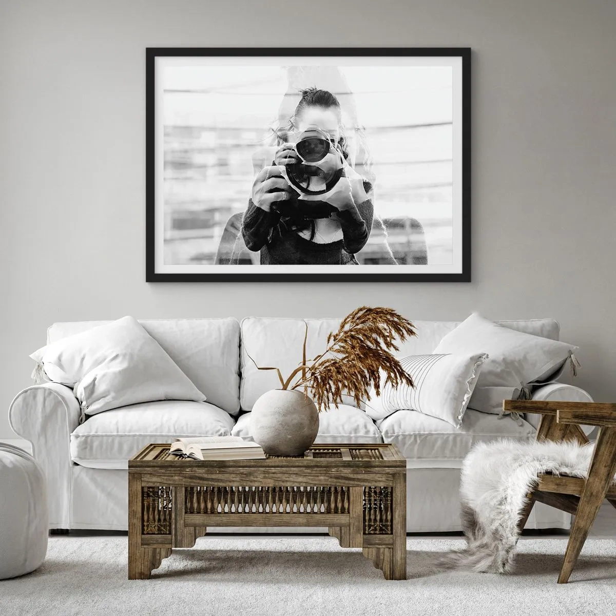 Plakát v černém rámu - Tvůrce a materiál - 70x50 cm
