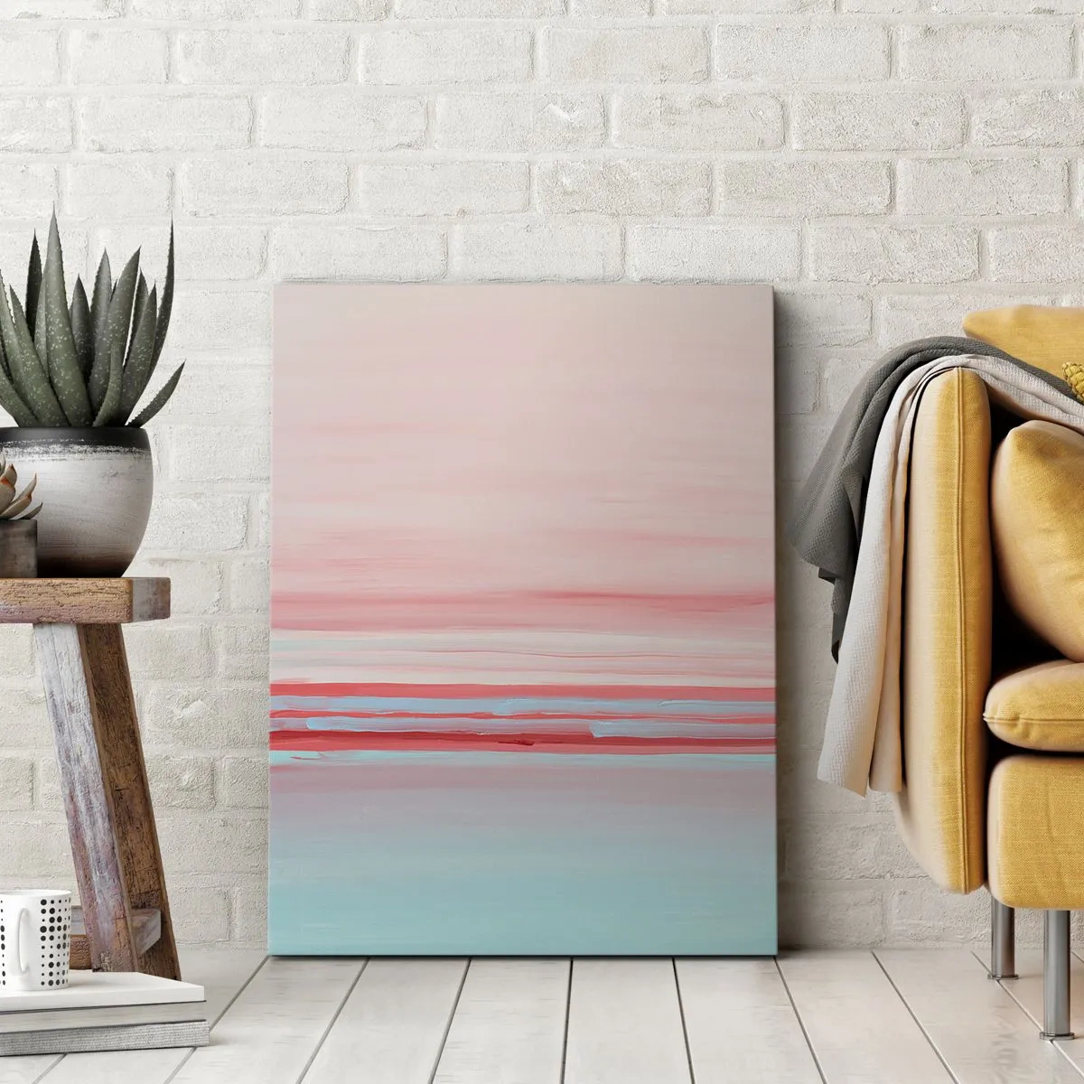 Obraz na plátně - Abstrakce za úsvitu - 50x70 cm