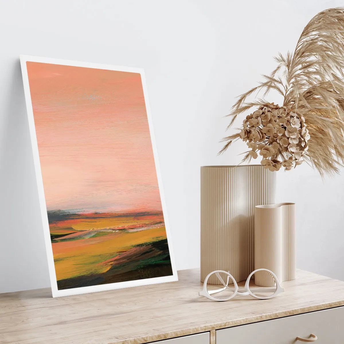 Plakát - V růžových tónech - 50x70 cm