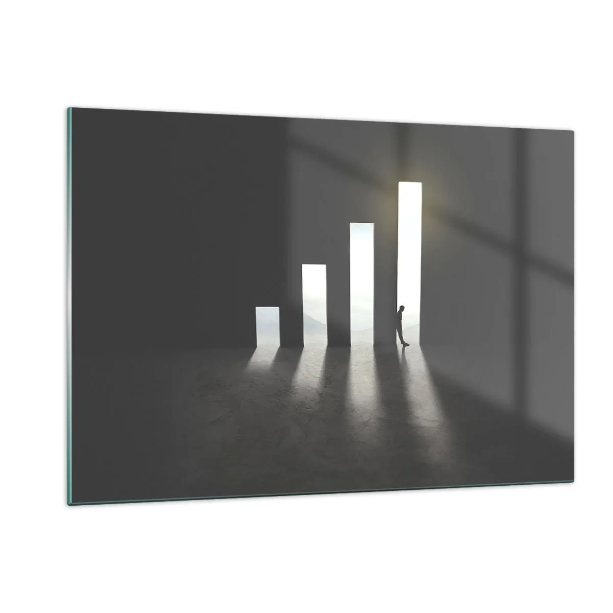 Obraz na skle - Úspěch – imprese - 120x80 cm