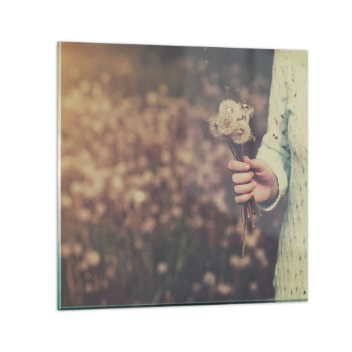 Obraz na skle - Zastav je, prosím - 60x60 cm