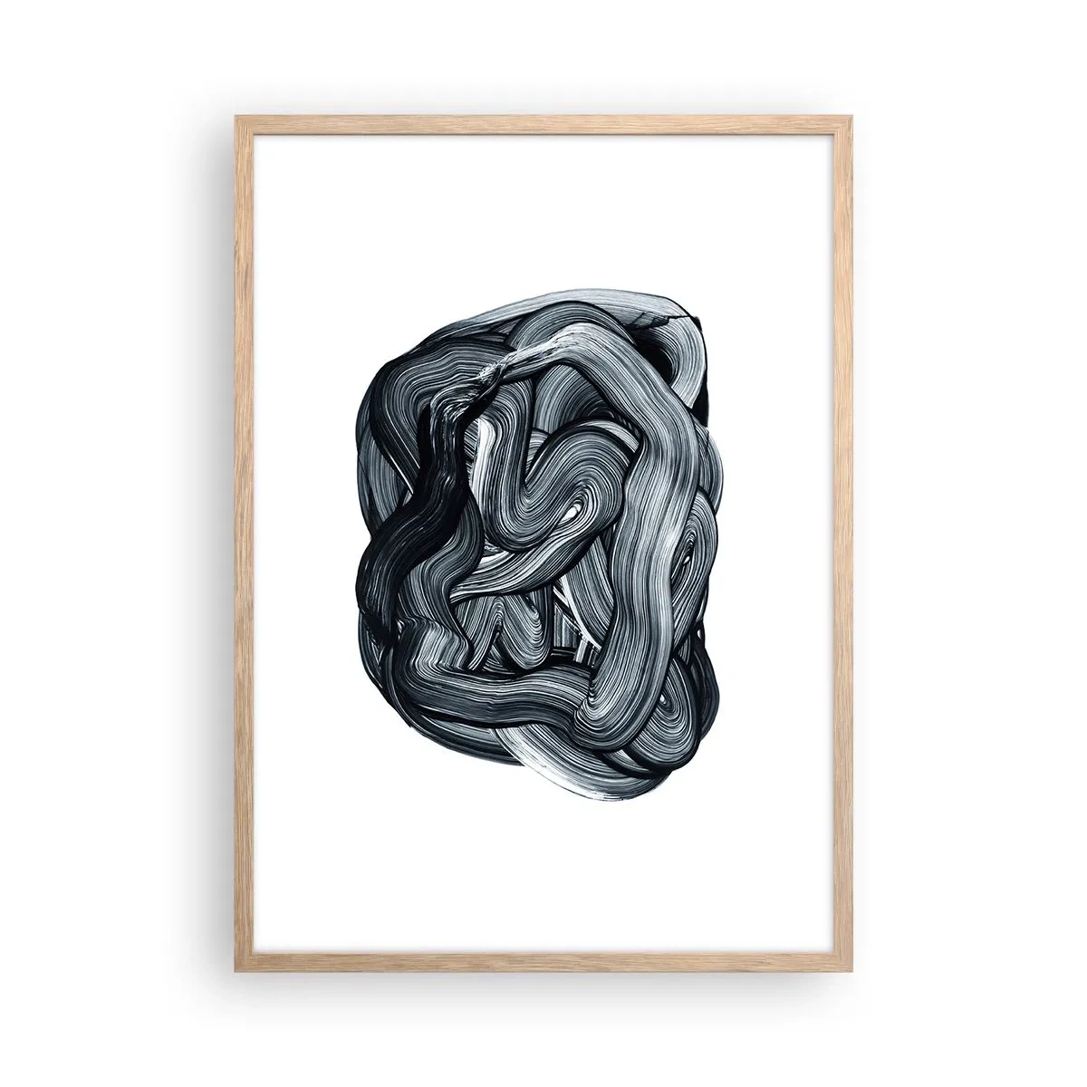 Plakát v rámu světlý dub - Není to tak jednoduché - 50x70 cm