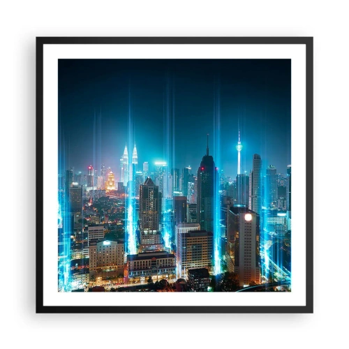 Plakát v černém rámu - Berlinským způsobem do nebe - 60x60 cm