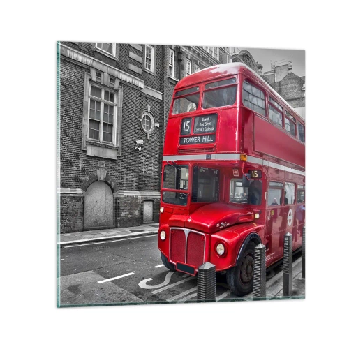 Obraz na skle - Vždy stejný - 50x50 cm