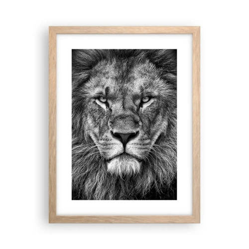 Plakát v rámu světlý dub - V korunovačním oděvu - 30x40 cm