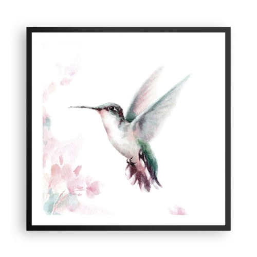 Plakát v černém rámu - Mávání - 60x60 cm