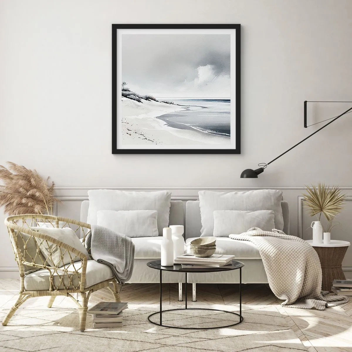 Plakát v černém rámu - Vždycky spolu - 60x60 cm