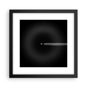 Plakát v černém rámu - Do jiné dimenze - 30x30 cm