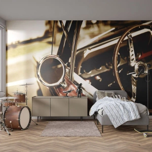 Fototapeta Samolepicí Deluxe Sticker - Auto s duší - Auto, Klasický, Automobilový průmysl - 250x175 cm