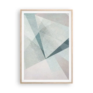 Plakát v rámu světlý dub - V klidu, ale dynamicky - 70x100 cm