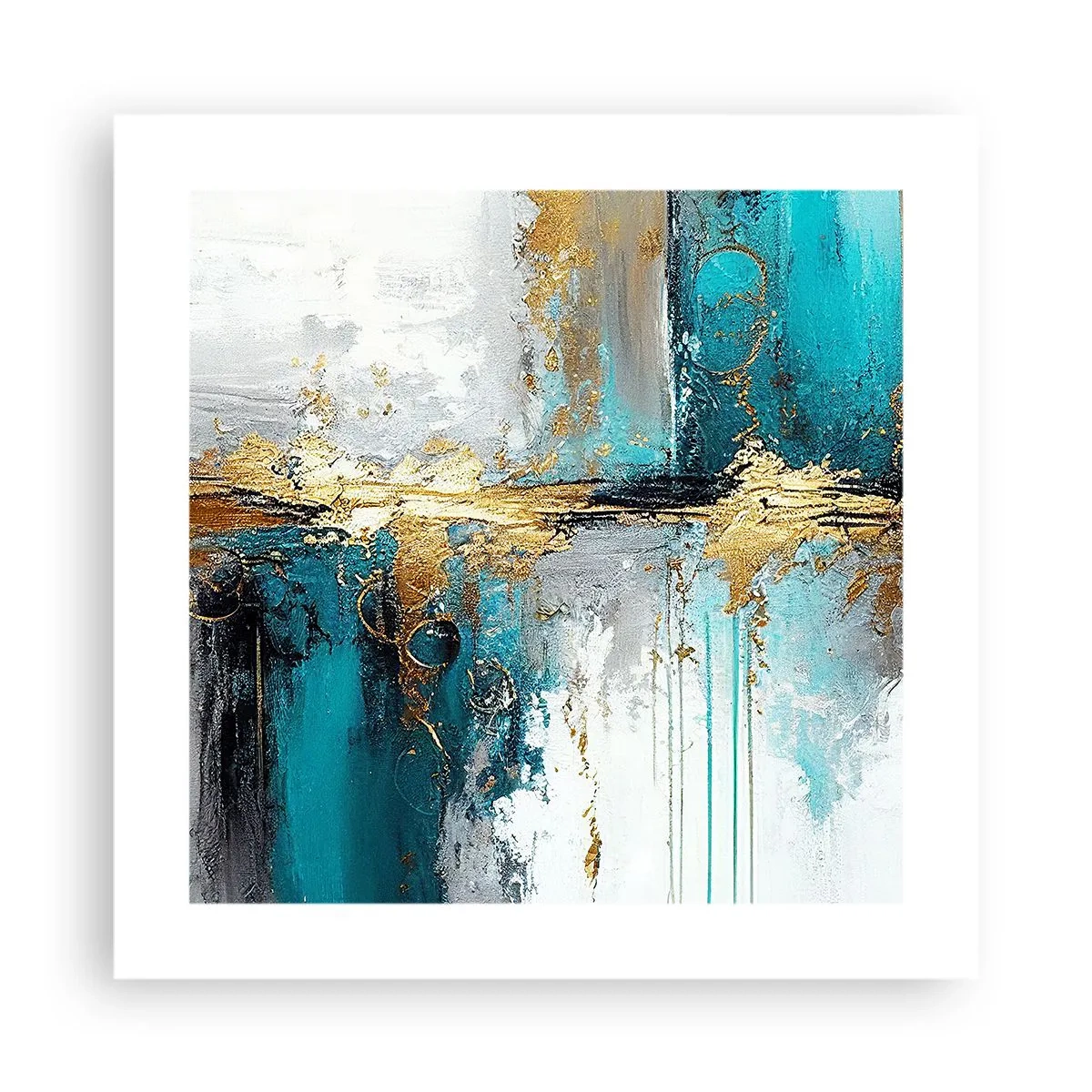 Plakát - Všechno plyne - 40x40 cm