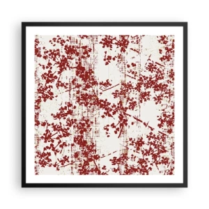 Plakát v černém rámu - Staré kaliko - 60x60 cm