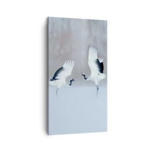 Obraz na plátně - Tanec v mlze - 45x80 cm