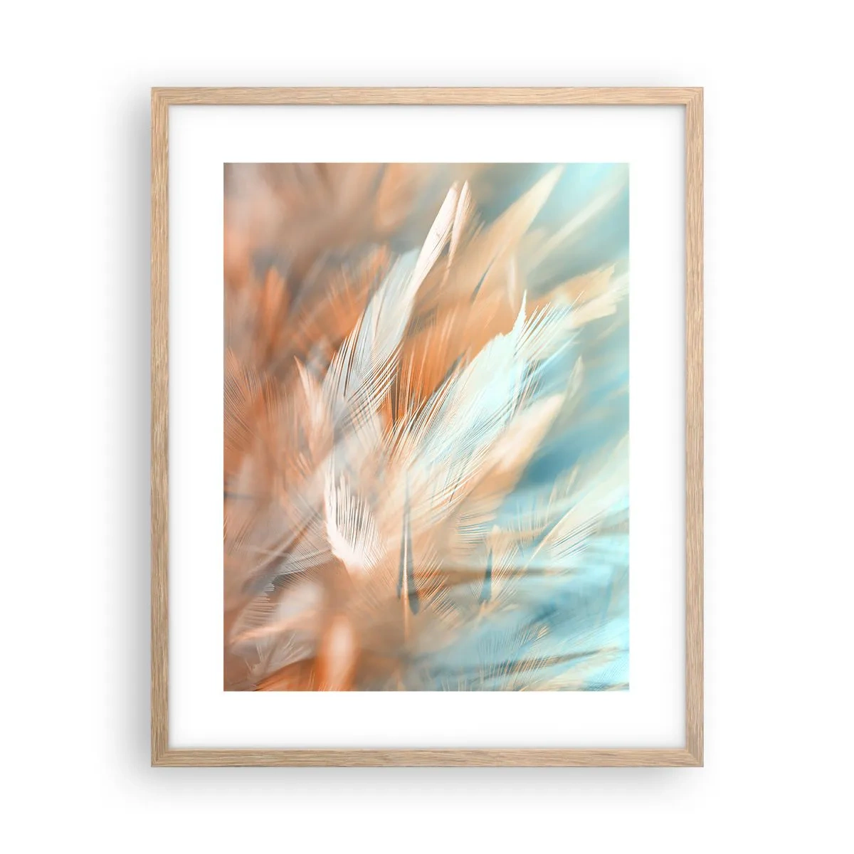 Plakát v rámu světlý dub - V krajině něhy - 40x50 cm