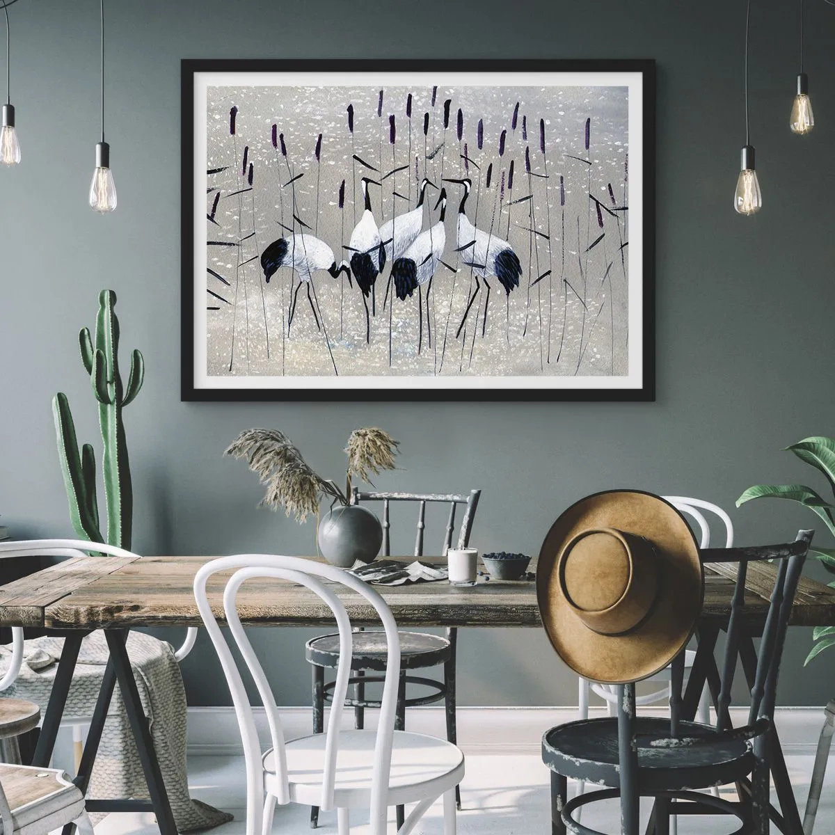 Plakát v černém rámu - Mezi svými - 70x50 cm