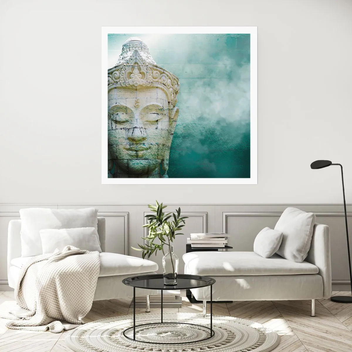 Plakát - Hledajíc světlo - 30x30 cm