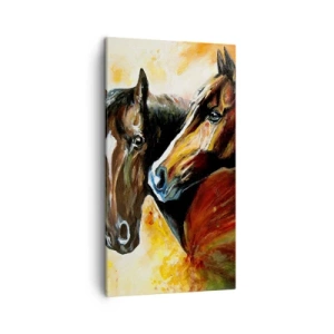 Obraz na plátně - Dvakrát více půvabu - 45x80 cm