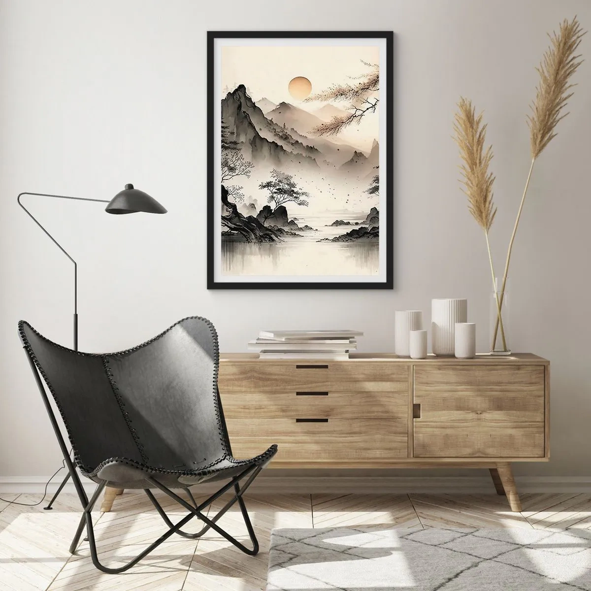 Plakát v černém rámu - Jedinečné kouzlo orientu - 61x91 cm