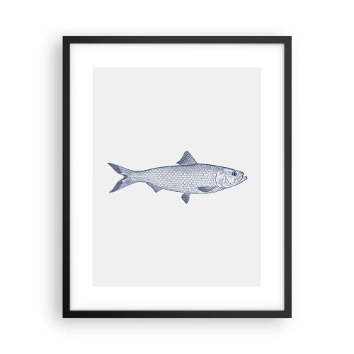 Plakát v černém rámu - Pozdravy ze severních moří - 40x50 cm