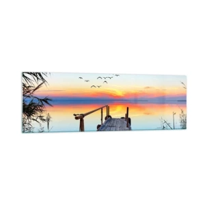 Obraz na skle - Je čas vrátit se… - 160x50 cm