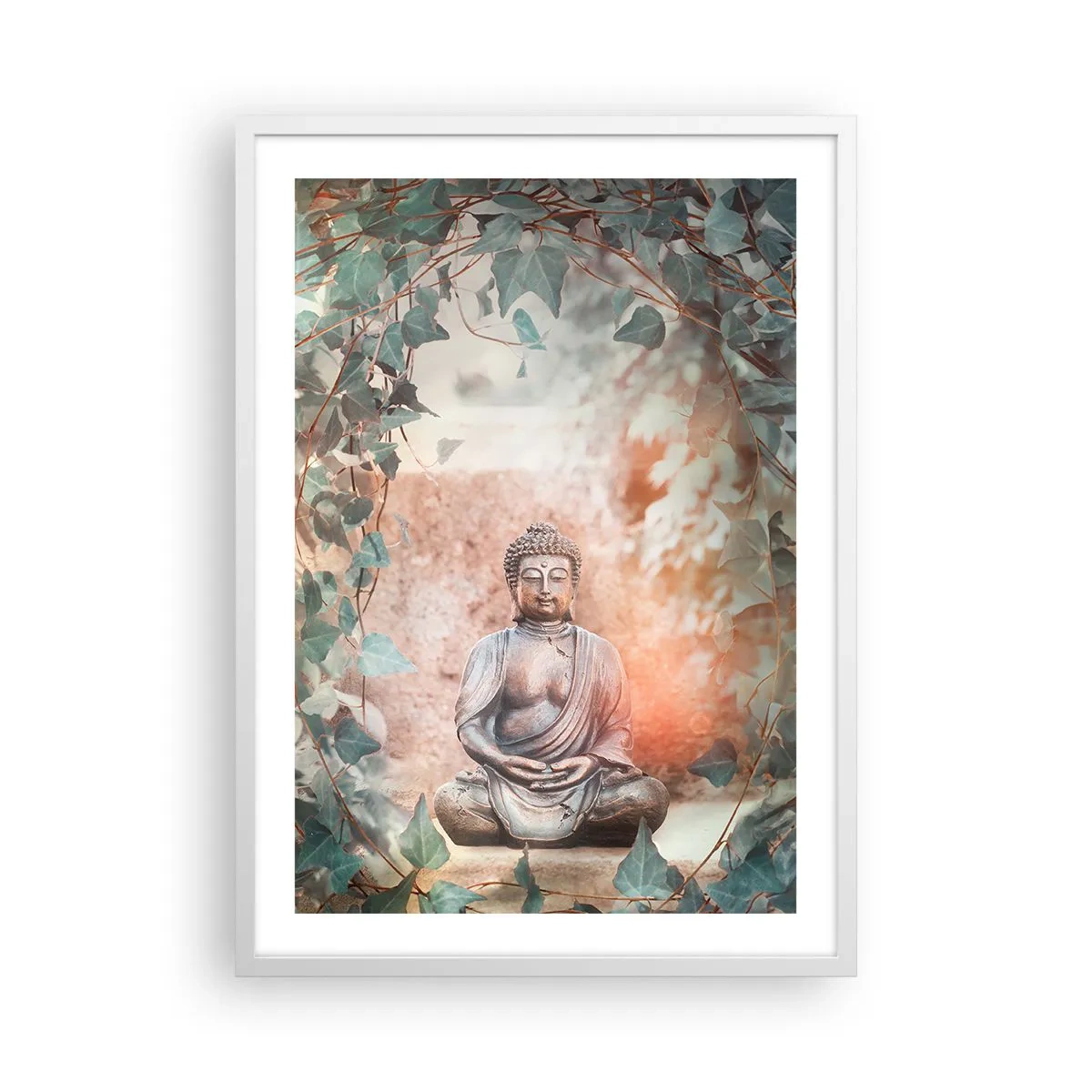 Plakát v bílém rámu - Radostná harmonie - 50x70 cm