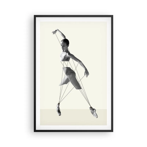 Plakát v černém rámu - V divadle světa - 61x91 cm