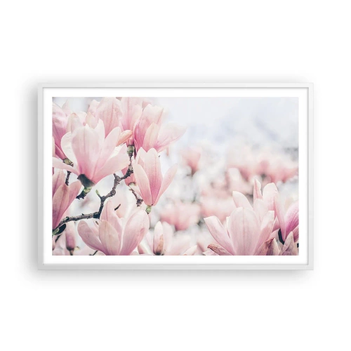 Plakát v bílém rámu - Ideál jemnosti - 91x61 cm