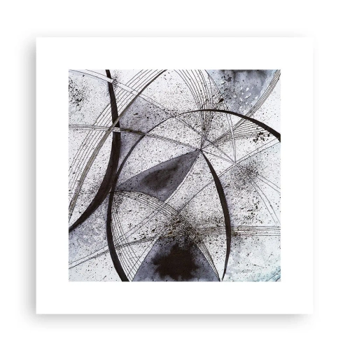 Plakát - Futuristická fantazie - 30x30 cm