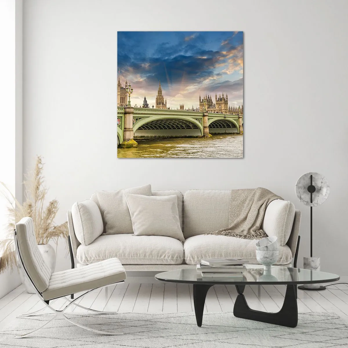 Obraz na skle - Čas se zastavil v Impériu - 70x70 cm