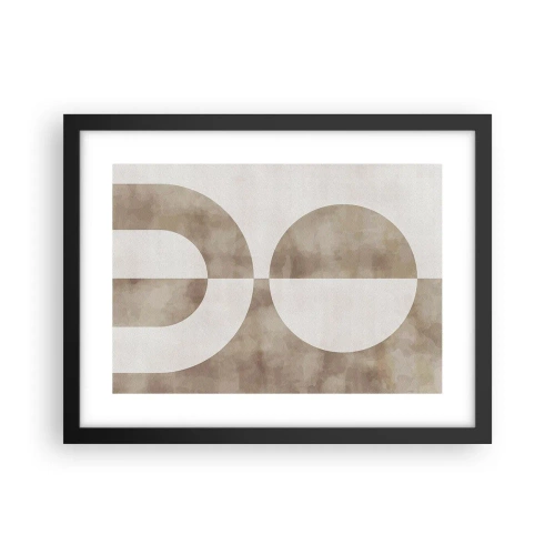 Plakát v černém rámu - Podobnosti a rozdíly - 40x30 cm