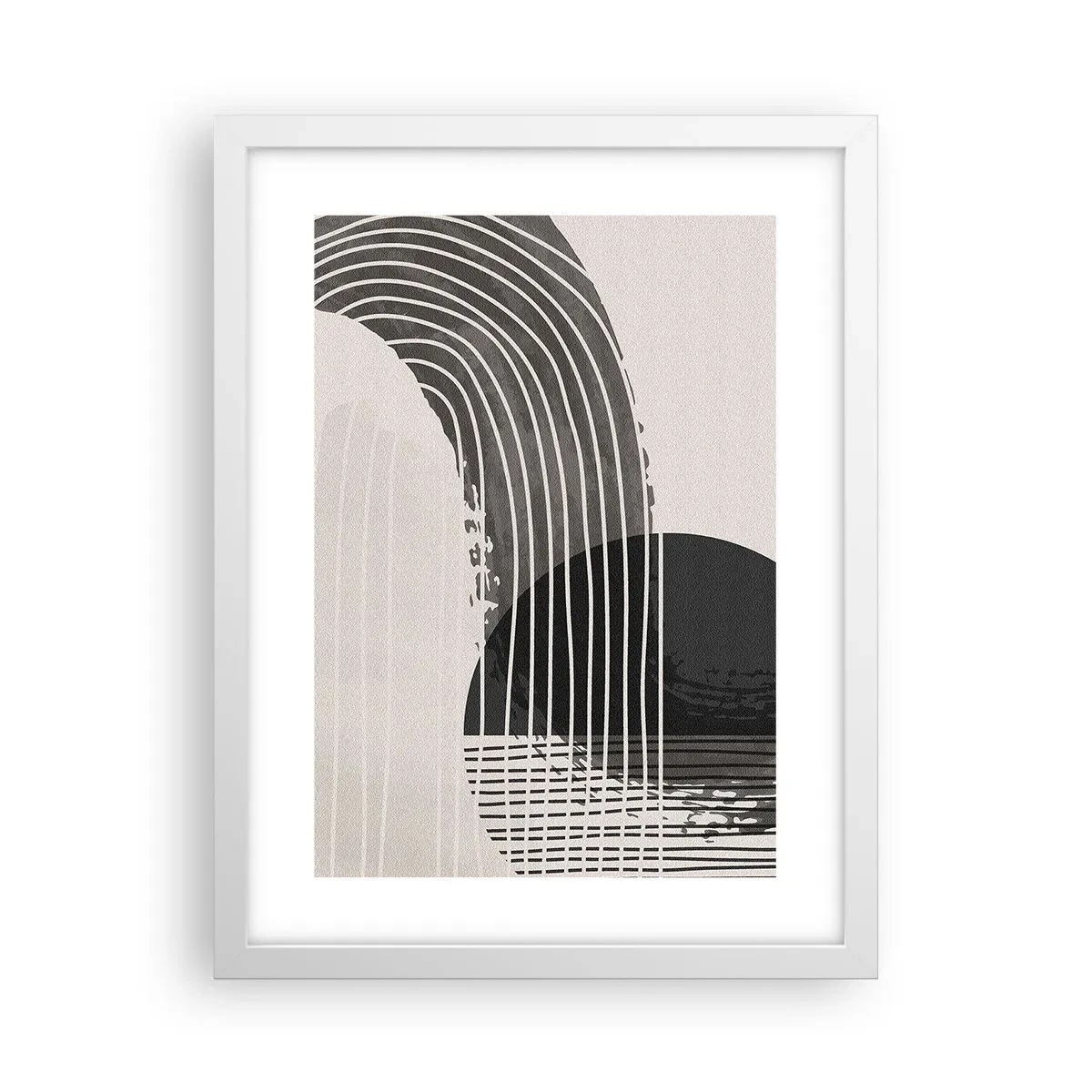 Plakát v bílém rámu - Tam a zpět - 30x40 cm