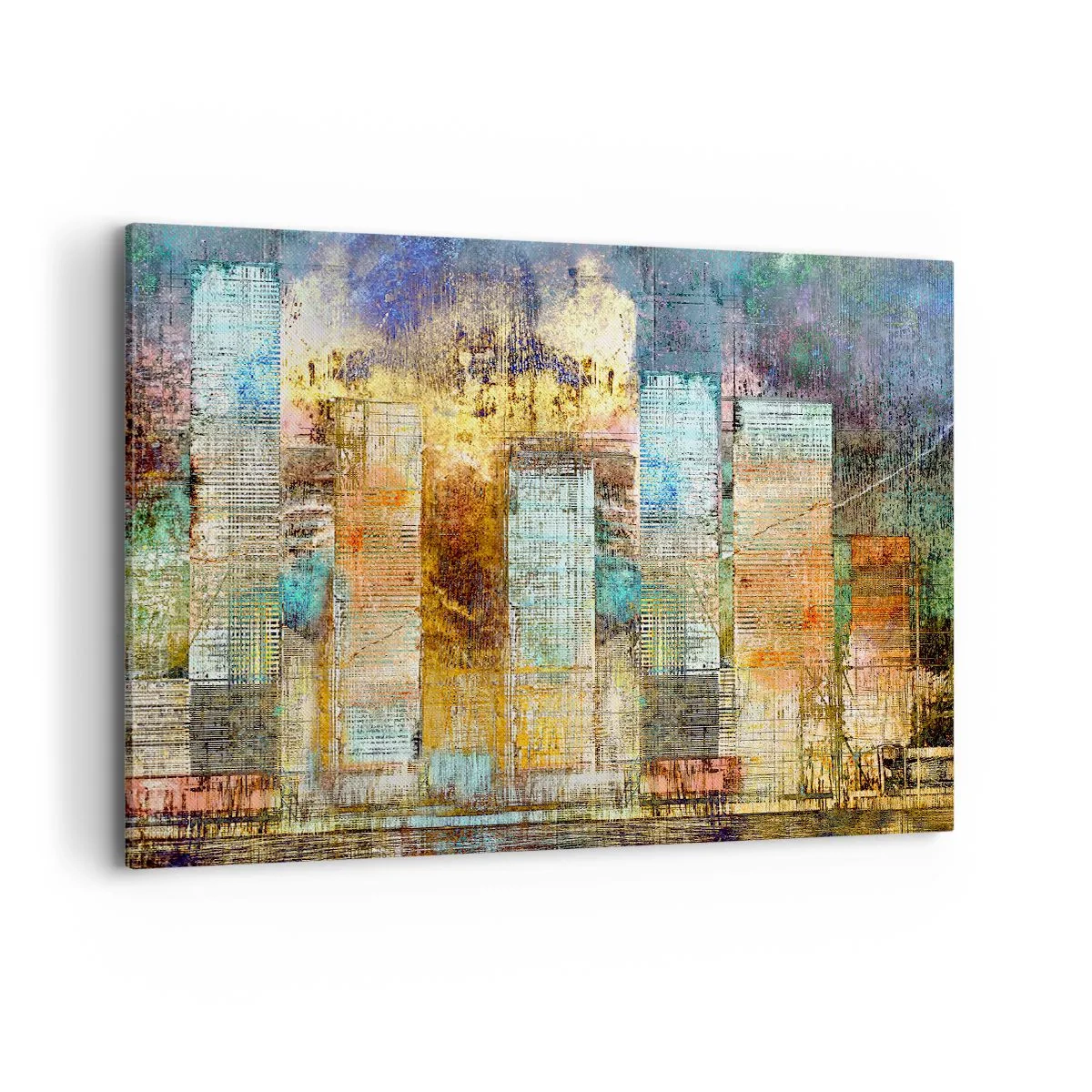 Obraz na plátně - Prosluněná metropole - 120x80 cm