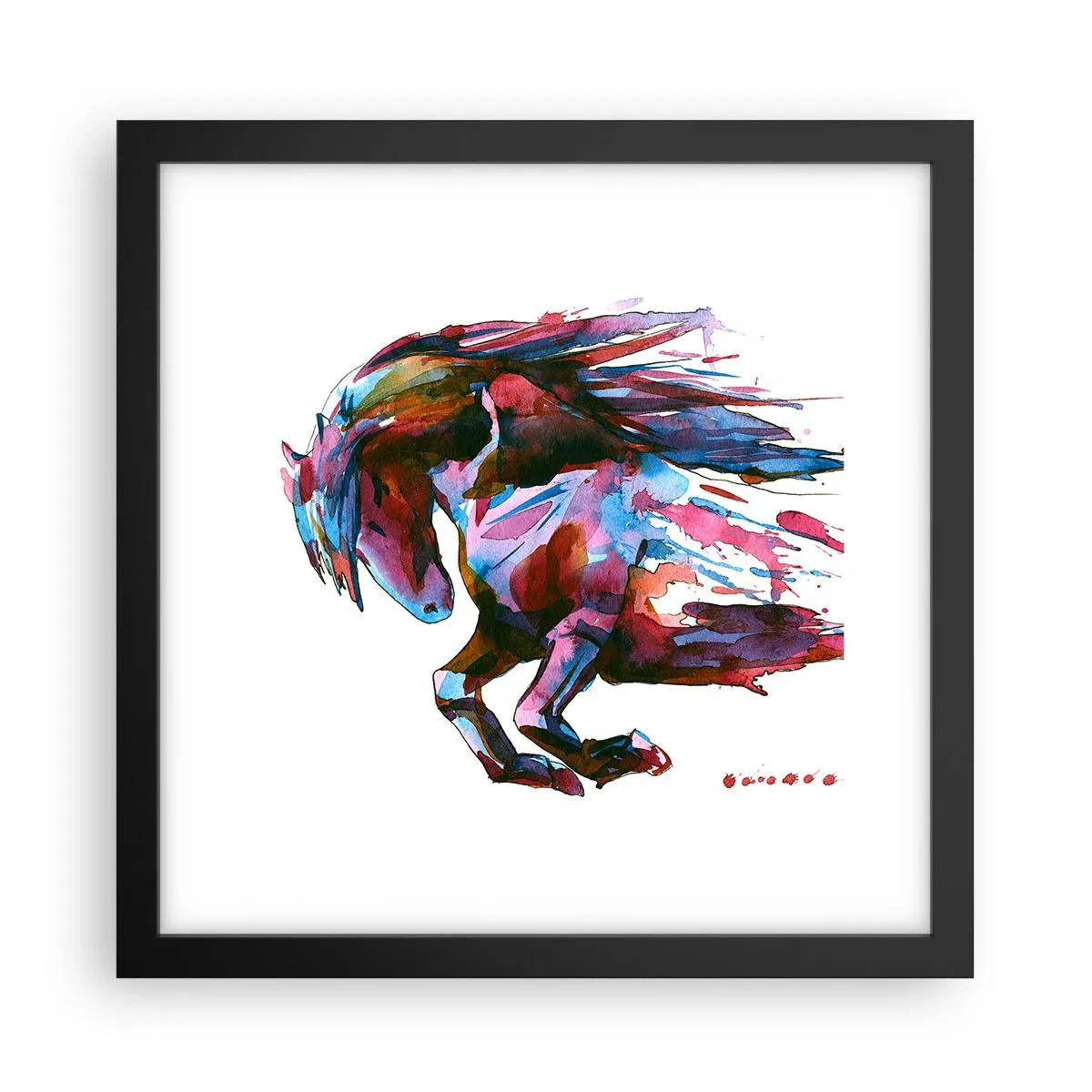 Plakát v černém rámu - U vytržení - 30x30 cm