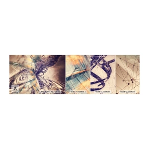 Vzor Fototapety Samolepicí Deluxe Sticker - Ve velkém spěchu - Abstrakce, Kus, Grafika - 100x30 cm