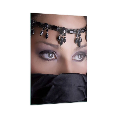 Obraz na skle - Orientální svůdné tajemství - 70x100 cm