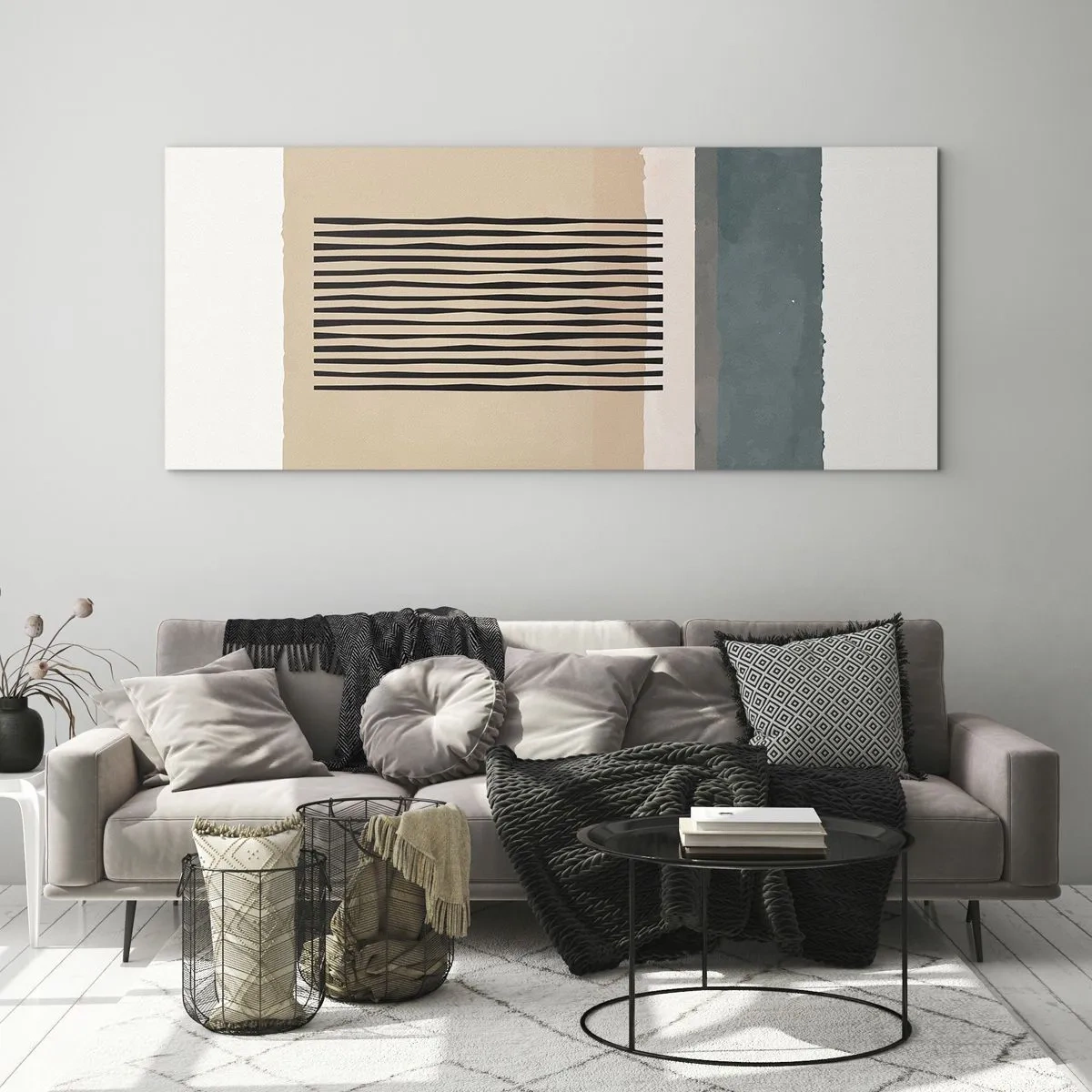 Obraz na skle - Všechno v pořádku - 120x50 cm