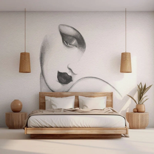 Fototapeta Premium Sand - Ve stylu Lempické - Portrét ženy, ženská tvář, Kus - 250x175 cm