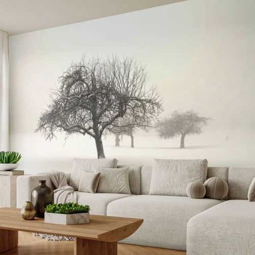 Fototapeta Premium Sand - Zimní sen - Grafika, Strom, Příroda - 100x70 cm
