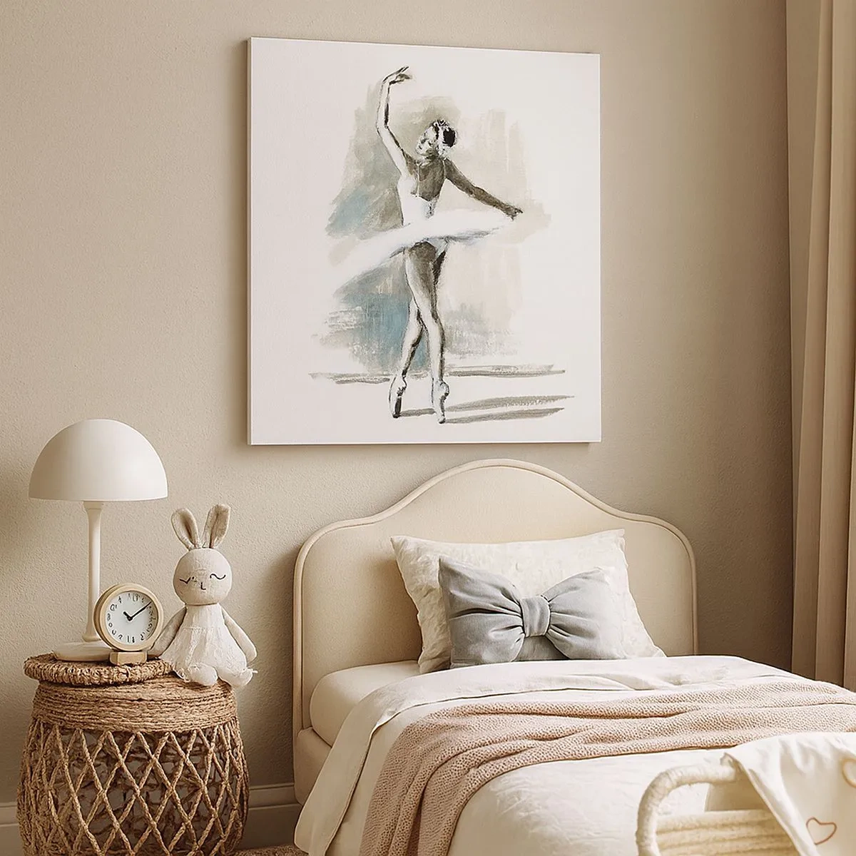 Obraz na plátně - Zakletá do labutě - 30x30 cm