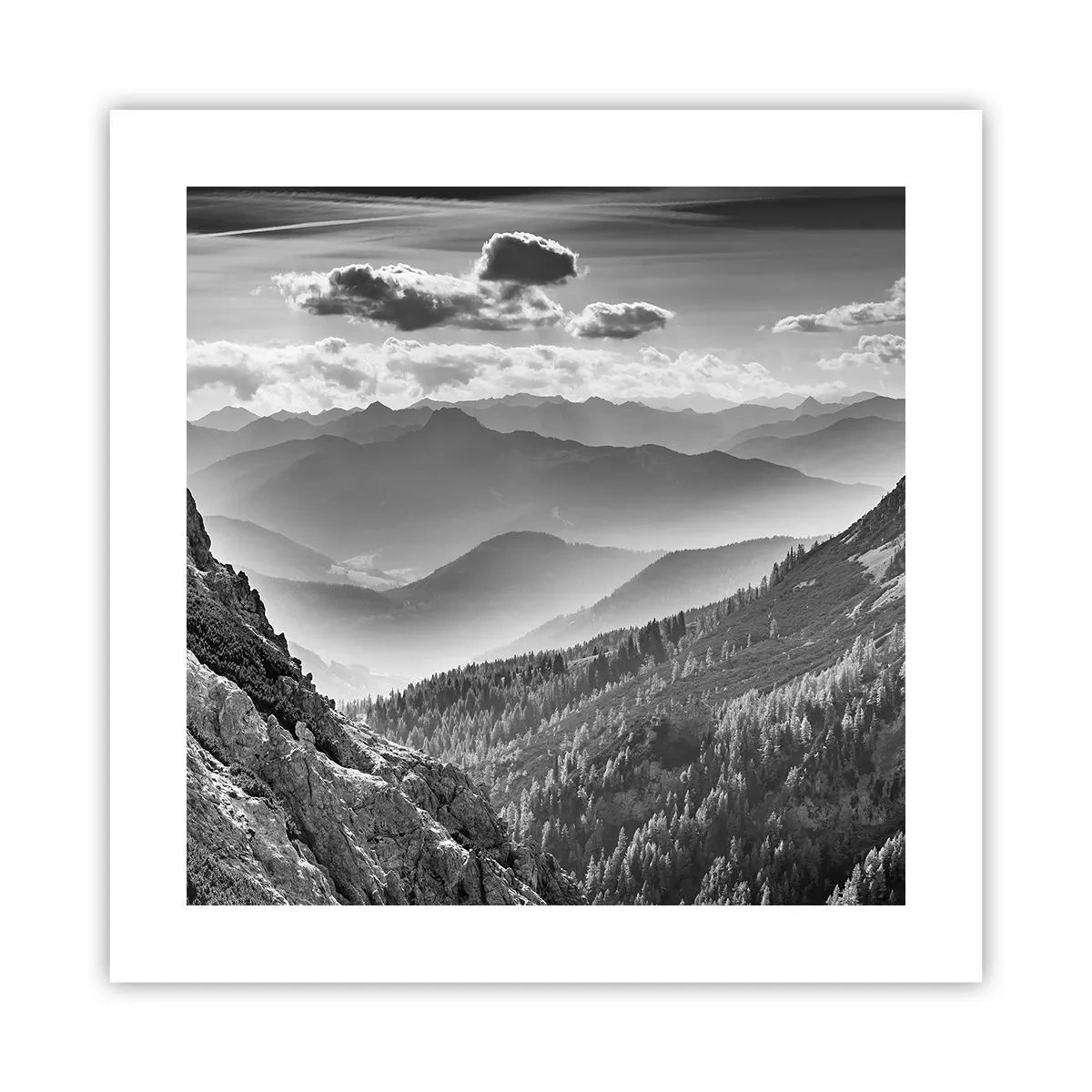 Plakát - Až k obzoru - 40x40 cm