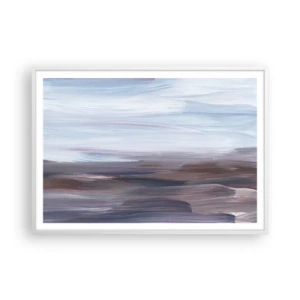 Plakát v bílém rámu - Živly: voda - 100x70 cm