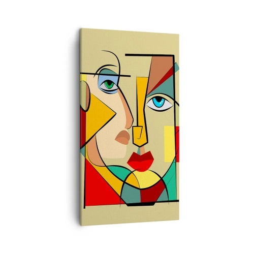 Obraz na plátně - Shodný pár - 45x80 cm