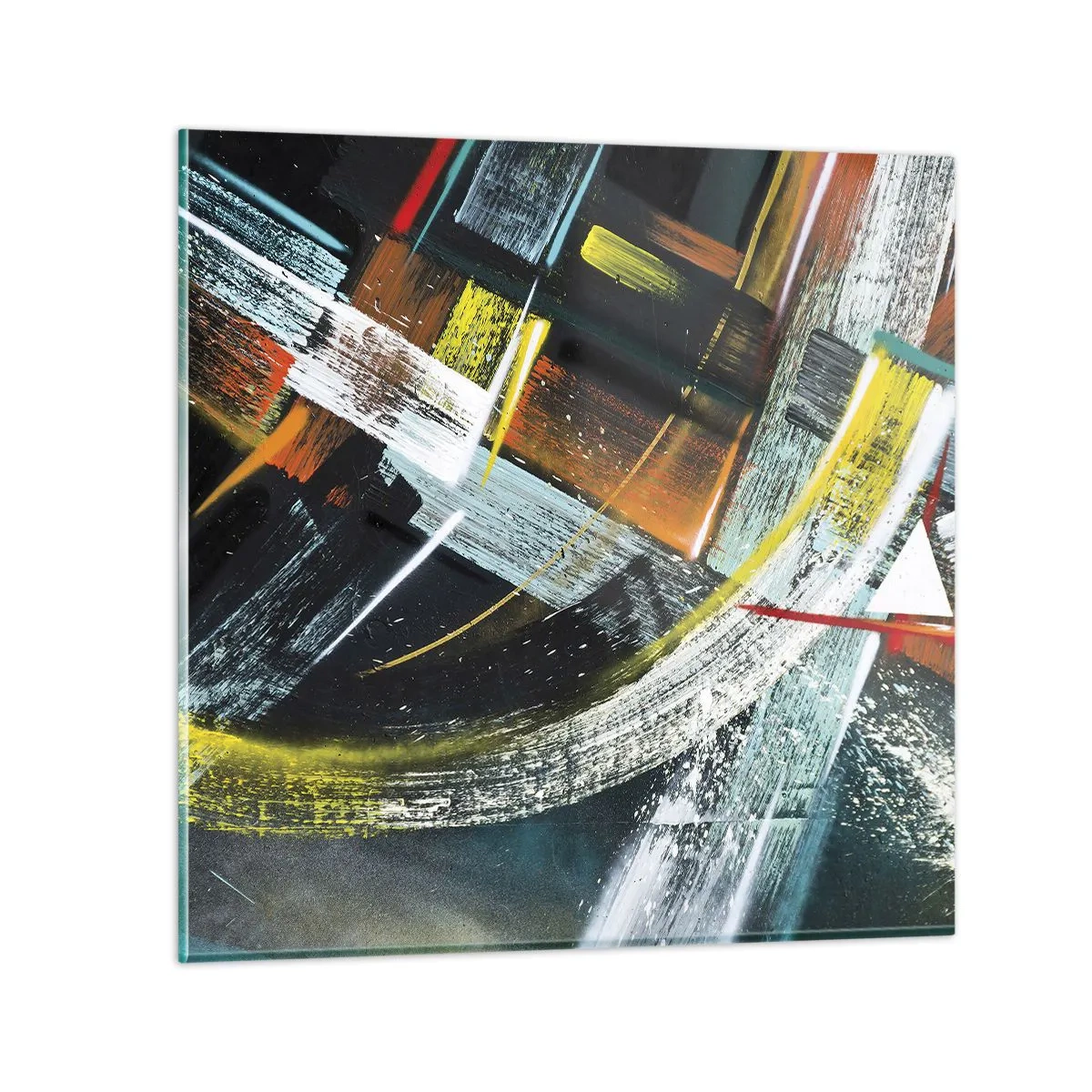 Obraz na skle - Energie pohybu - 70x70 cm