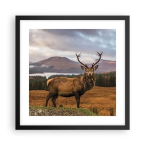 Plakát v černém rámu - Majestát přírody - 40x40 cm
